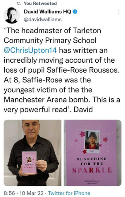 David Walliams on Twitter. David Walliams on Twitter.