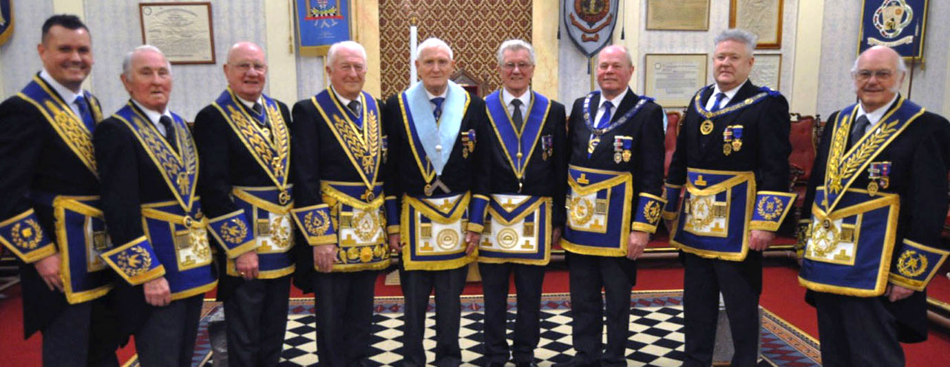 Pictured from left to right, are: John Lee, Peter Mason, David Grainger, Norman Thompson, David Dryden, Tony Nevinson, Duncan Smith, Peter Schofield and David Kellet Pictured from left to right, are: John Lee, Peter Mason, David Grainger, Norman Thompson, David Dryden, Tony Nevinson, Duncan Smith, Peter Schofield and David Kellet