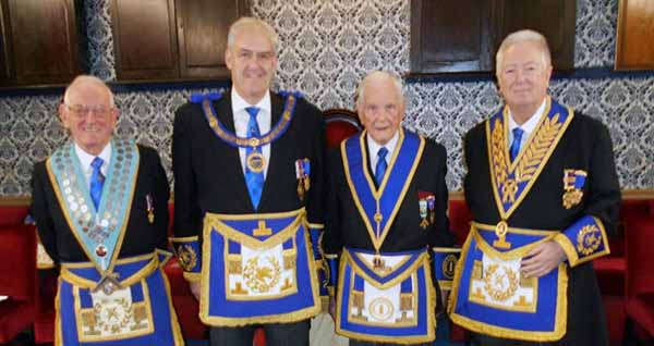 Pictured from left to right, are: Peter Williams, Andrew Whittle, Herbert Fennings and John Murphy.