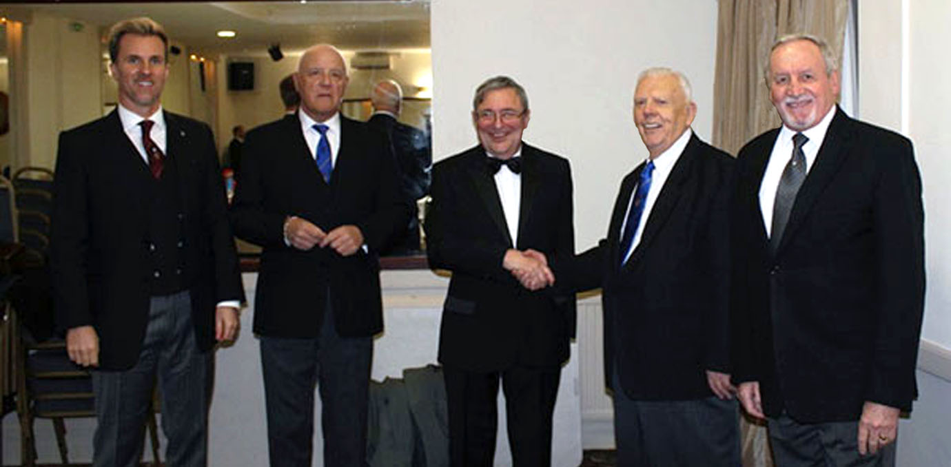 Ian and distinguished guests, from left to right, are: Paul Storrar, Steve Kayne, Ian Niven, David Anderton, Samuel Robinson Ian and distinguished guests, from left to right, are: Paul Storrar, Steve Kayne, Ian Niven, David Anderton, Samuel Robinson