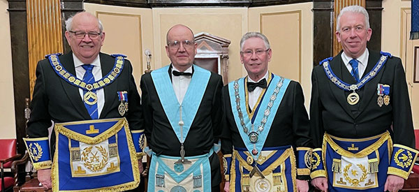 Pictured from left to right, are: Philip Gunning, Alan Maddocks, Brian Leatherbarrow and Mark Matthews. 