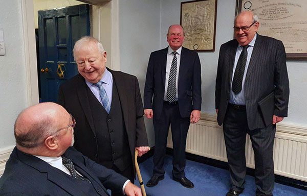 Pictured from left to right, are: Paul Dunne, Jack Smith, Duncan Smith and Philip Gunning.