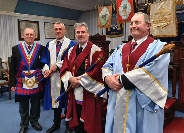 Pictured from left to right, are: Colin Rowling, Creag Williams, Paul Darlington and Jack Baxter. Pictured from left to right, are: Colin Rowling, Creag Williams, Paul Darlington and Jack Baxter.