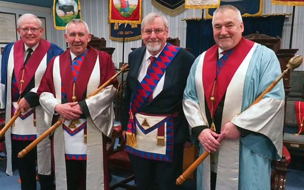 Pictured from left to right, are: Tony Blundell, Roger O’Loughlin, David Shaw and Martin Clements. Pictured from left to right, are: Tony Blundell, Roger O’Loughlin, David Shaw and Martin Clements.