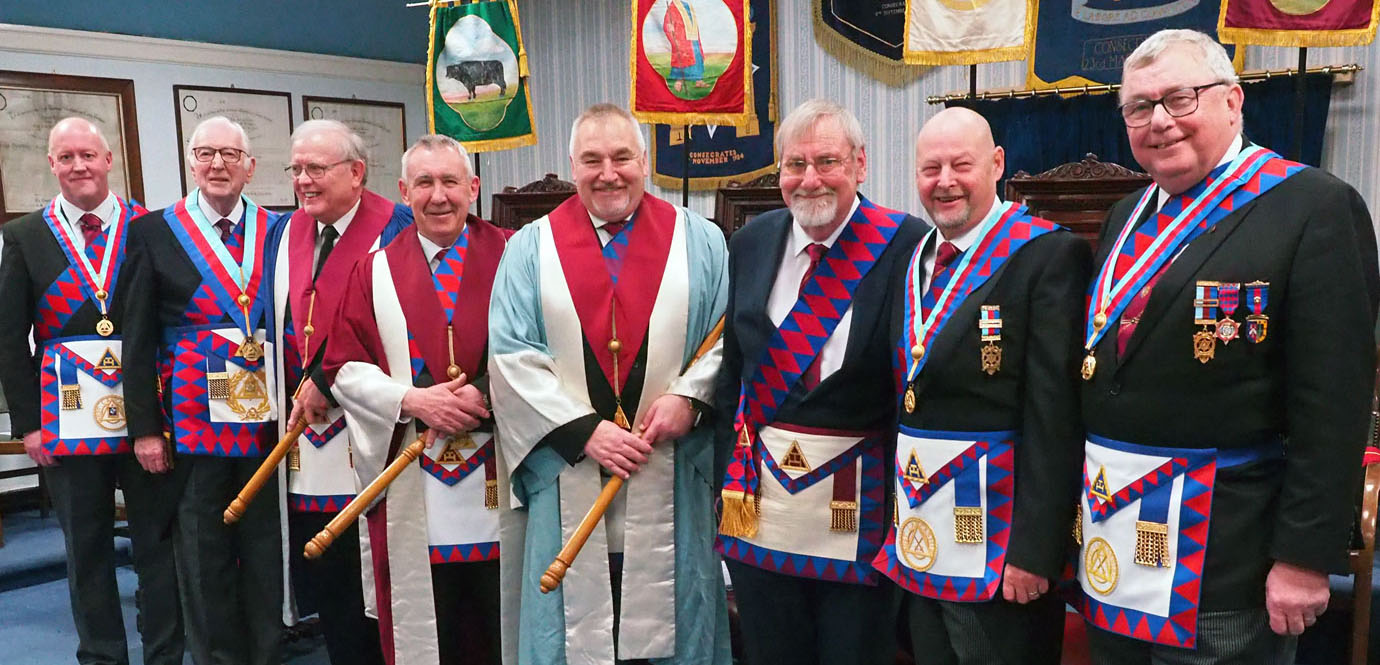 Pictured from left to right, are: Tony Farrar, Peter Greathead, Tony Blundell, Roger O’Loughlin, Martin Clements, David Shaw, John Cross and Jim Gregson. Pictured from left to right, are: Tony Farrar, Peter Greathead, Tony Blundell, Roger O’Loughlin, Martin Clements, David Shaw, John Cross and Jim Gregson.