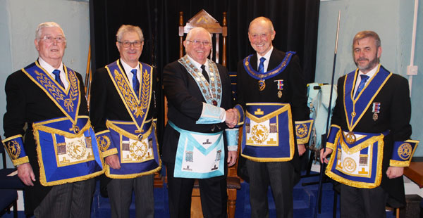 Pictured from left to right, are: Brian Hayes, Gareth Jones, Derek Addy, Barry Jameson and Rob Fitzsimmons. Pictured from left to right, are: Brian Hayes, Gareth Jones, Derek Addy, Barry Jameson and Rob Fitzsimmons.