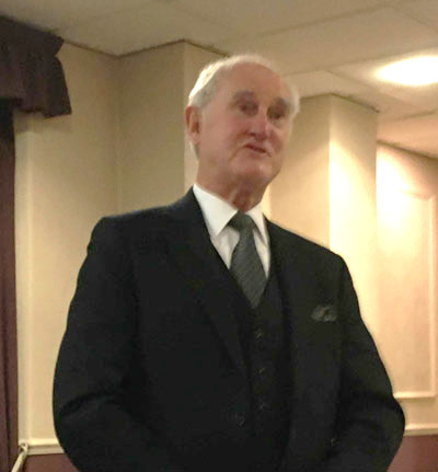 Stanley Oldfield responds to the toast to grand officers.