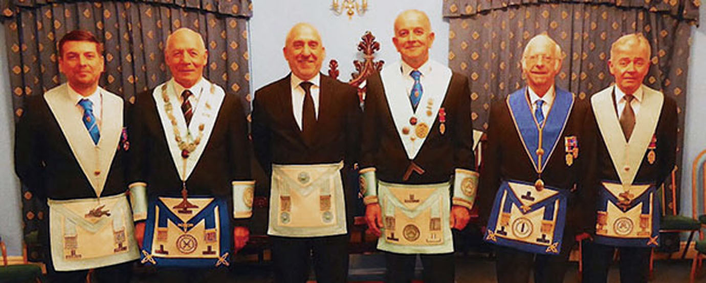 Pictured from left to right, are: Keith Lindsay, Albert Hogg, Andy Barr, Graham Fairley, David Spear and Steven White
