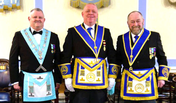 Pictured from left to right, are: Paul Cummings, Daniel Crossley and Peter Maxwell.