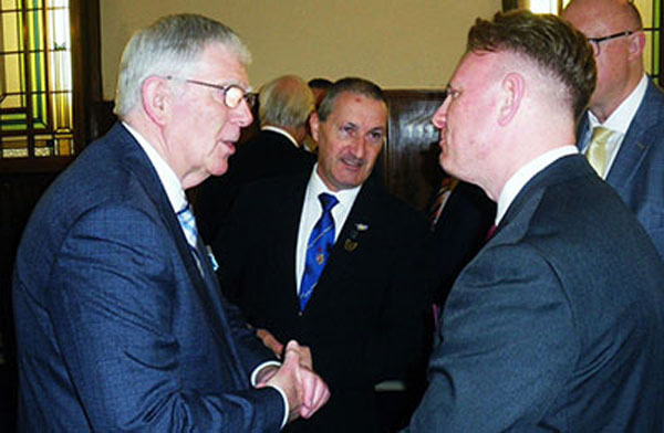 Pictured from left to right, are: Tony Harrison, Tony Jackson and John Callan. Pictured from left to right, are: Tony Harrison, Tony Jackson and John Callan.