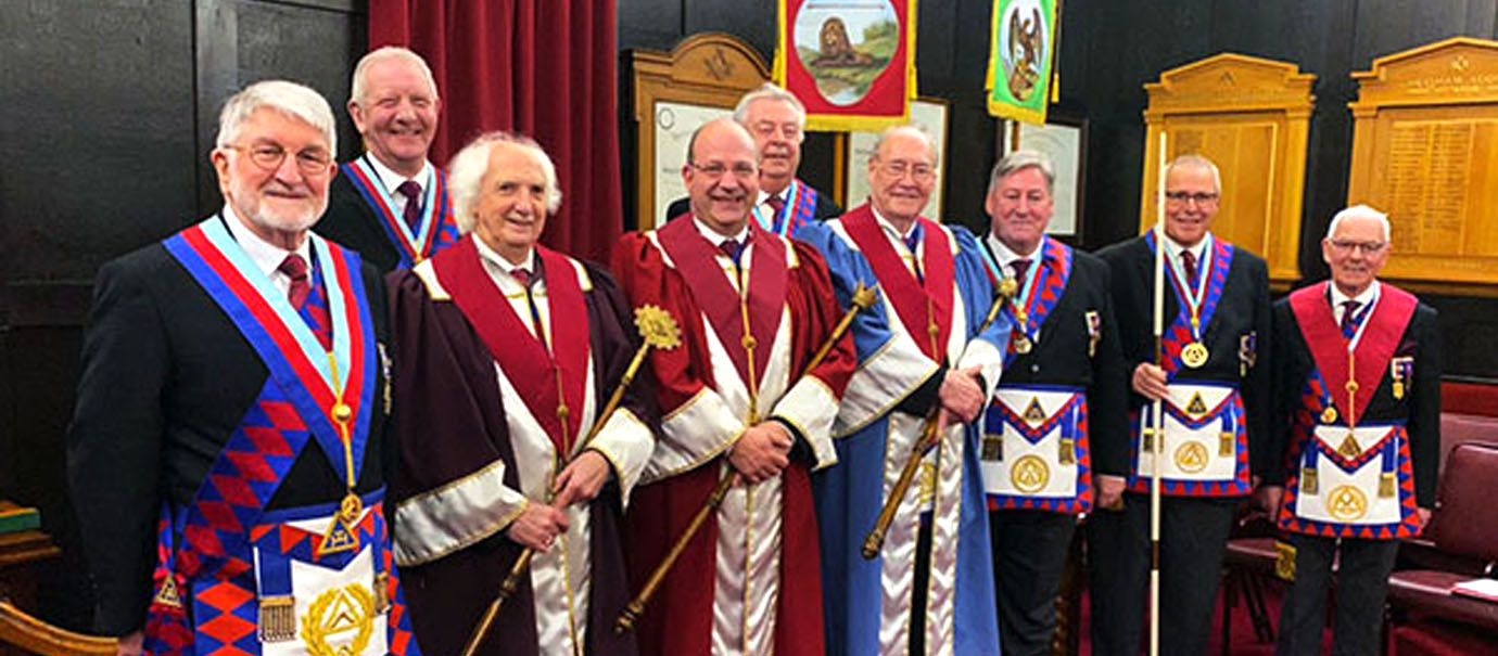 Pictured from left to right, are: John Robson, Steve Plevey, Geoffrey Wilman, Stuart Bateson, George Fox, John Bates, Neil McGill, Chris Brown and Barry Robinson.