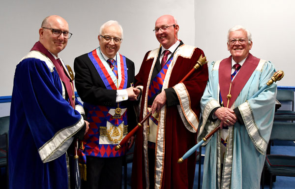 Pictured from left to right, are: Andrew Oliver, Malcolm Alexander, Stephen Oliver, and Len Hudson.