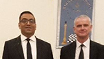 Sri Tangirala (left) and Paul Morton.
