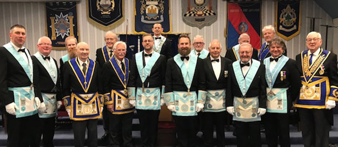 Members of Northcliffe Lodge at their final meeting. Members of Northcliffe Lodge at their final meeting.