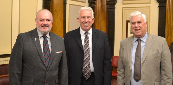 Pictured from left to right, are: Liverpool Group Vice Chairman Bob Paterson, Mark Matthews and Dave Johnson.