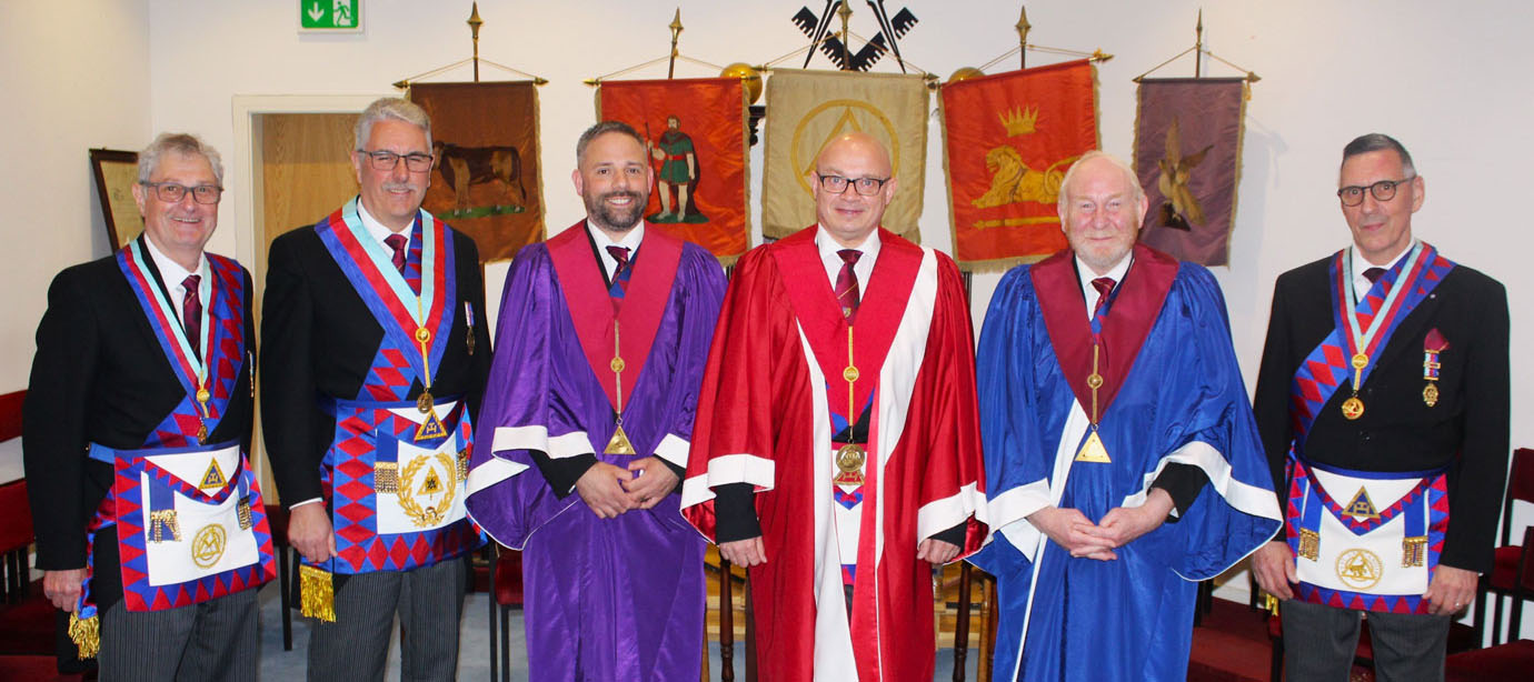 Pictured from left to right, are:  Gareth Jones, Andrew Barton, Christian Hansford, Darren Gregory, Norman Lowe and Eddie Wilkinson.