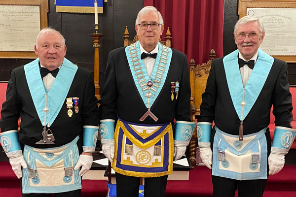 Pictured from left to right, are: John Hayes, Graham Taylor and David Tarbun.