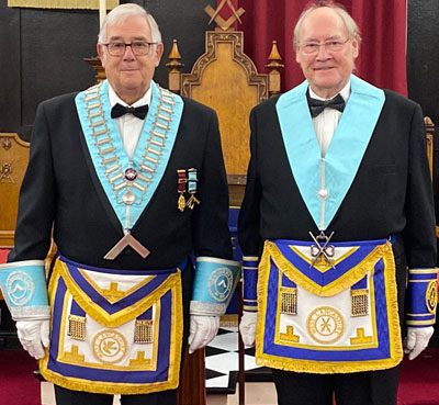 Graham Taylor (left) and John Bates.
