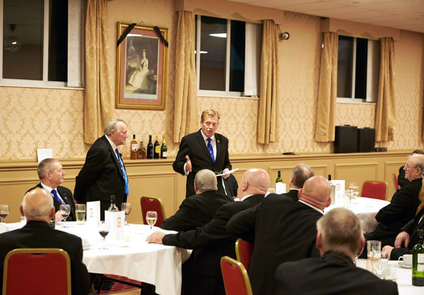 Kevin outlining the importance of recruitment. Kevin outlining the importance of recruitment.