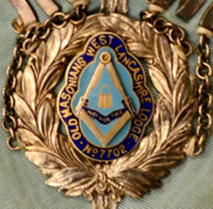 Old Masonians Lodge emblem.