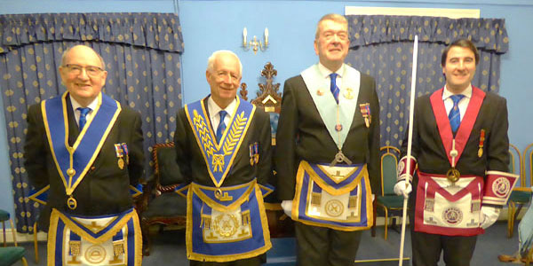 Pictured from left to right, are: John Gibbon, Stewart Cranage, Gary Devlin and Michael Southern. Pictured from left to right, are: John Gibbon, Stewart Cranage, Gary Devlin and Michael Southern.