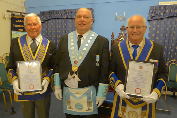 Pictured from left to right, are: Edgar Sale, Ian Broomfield and John Copple. Pictured from left to right, are: Edgar Sale, Ian Broomfield and John Copple.