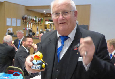John receives gifts. John receives gifts.