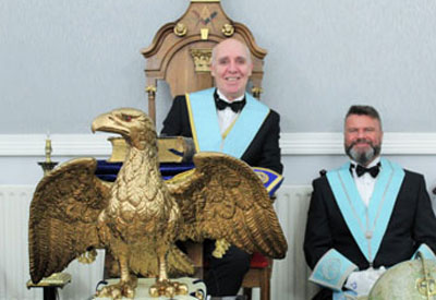 Stephen Darwin (left) and Adrian Jeffries. Stephen Darwin (left) and Adrian Jeffries.