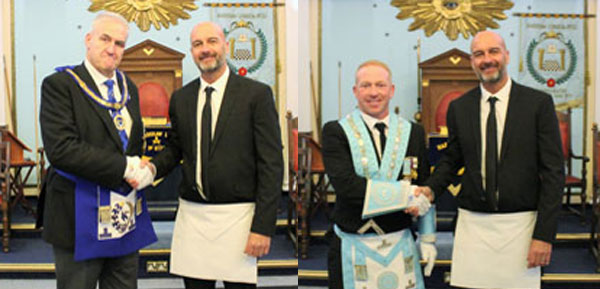 Pictured left: Andy Whittle (left) and Paul Leggett. Pictured right: Darren Forshaw (left) and Paul Leggett. Pictured left: Andy Whittle (left) and Paul Leggett. Pictured right: Darren Forshaw (left) and Paul Leggett.