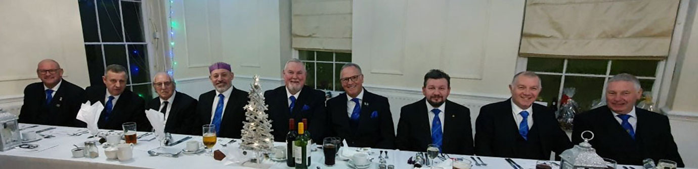 The top table at the festive board. The top table at the festive board.