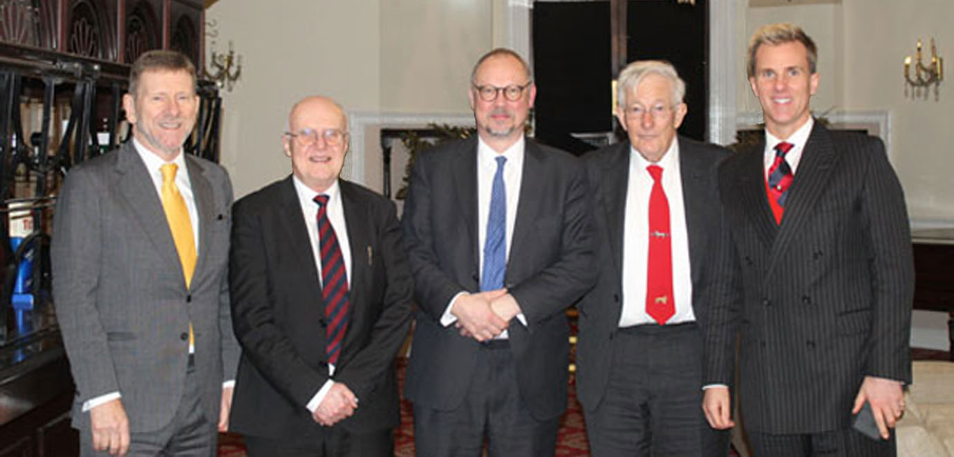 Enjoying the festive board, left to right, Mark Dimelow, Stephen Morgan, Simon Dawes, Chris Brown, Paul Storrar Enjoying the festive board, left to right, Mark Dimelow, Stephen Morgan, Simon Dawes, Chris Brown, Paul Storrar