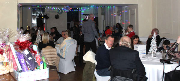 The party gets underway. The party gets underway.