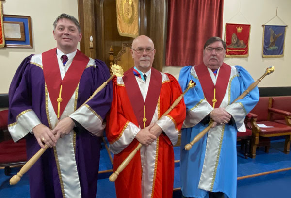 Pictured from left to right, are: Stewart Aimson, Richard Parker and David Grant Pictured from left to right, are: Stewart Aimson, Richard Parker and David Grant