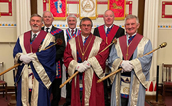 Pictured from left to right, from Empire Chapter, are: Back row; Mike Hilton, Bill Griffiths and Geoff Bell. Front row: Graham Benson, John Jackson and Joe Williams. Pictured from left to right, from Empire Chapter, are: Back row; Mike Hilton, Bill Griffiths and Geoff Bell.Front row: Graham Benson, John Jackson and Joe Williams.