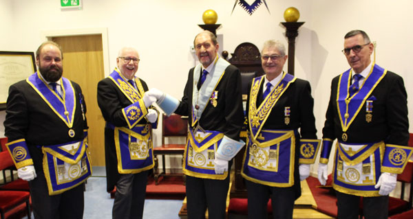 Pictured from left to right, are: Ezra McGowan, Mike Adams, Tom Fredrickson Gareth Jones and Eddie Wilkinson. Pictured from left to right, are: Ezra McGowan, Mike Adams, Tom Fredrickson Gareth Jones and Eddie Wilkinson.