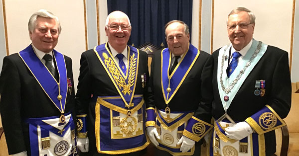 Pictured from left to right, are: Brian Horrocks, Ted Rhodes, Peter Gratrix, Graham Smith. – 4 policemen! Pictured from left to right, are: Brian Horrocks, Ted Rhodes, Peter Gratrix, Graham Smith. – 4 policemen!