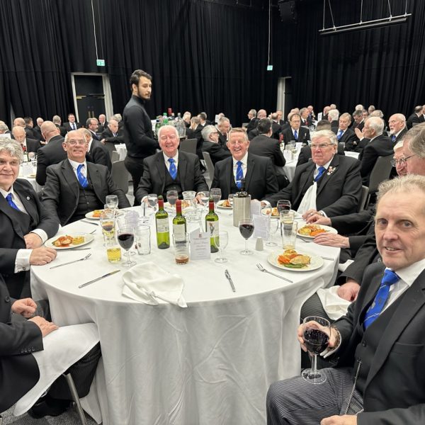 At the festive lunch At the festive lunch