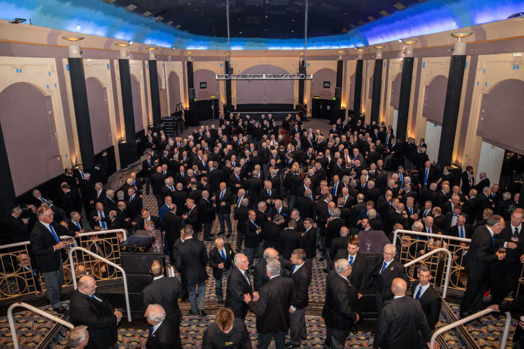 Brethren and companions having fun following the investiture meeting of the Provincial Grand Master / Grand Superintendent at Winter Gardens, Blackpool. Brethren and companions having fun following the investiture meeting of the Provincial Grand Master / Grand Superintendent at Winter Gardens, Blackpool.