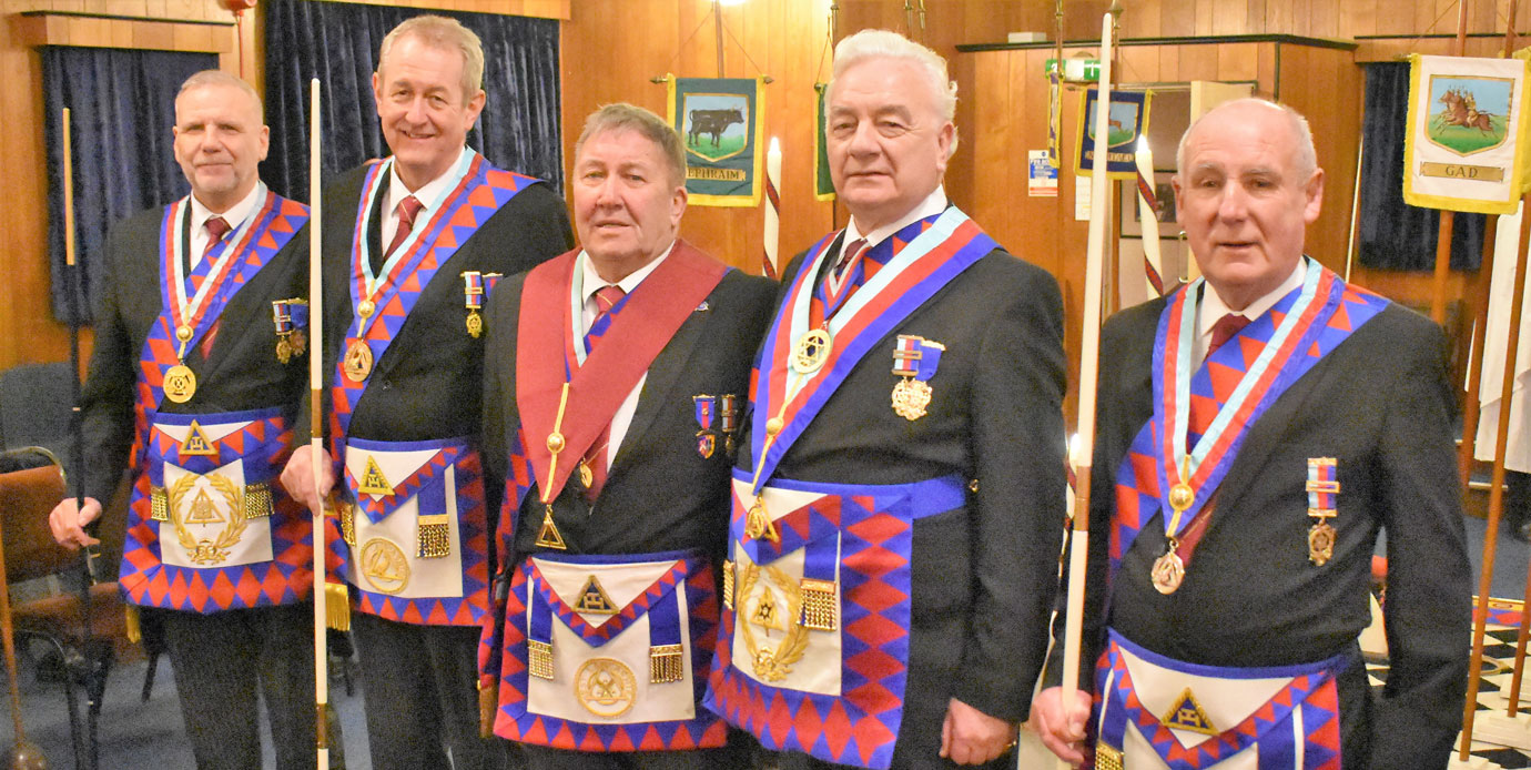 Pictured from left to right, are: Barry Fitzgerald, Ken Needham, Graham Slater, Barrie Crossley and Barrie Bray. Pictured from left to right, are: Barry Fitzgerald, Ken Needham, Graham Slater, Barrie Crossley and Barrie Bray.