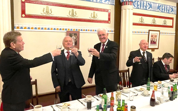 Pictured from left to right, are: Kevin Poynton, Dave Lovell, Malcolm Warren, Ray Stones and Mike Southern. Pictured from left to right, are: Kevin Poynton, Dave Lovell, Malcolm Warren, Ray Stones and Mike Southern.