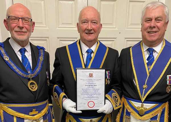 Pictured from left to right, are: John James, Stewart Hyde and Dave Johnson. Pictured from left to right, are: John James, Stewart Hyde and Dave Johnson.