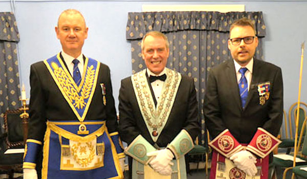 Pictured from left to right, are: Ian Halsall, WM Phillip Summers and ME Andrew Prowse. Pictured from left to right, are: Ian Halsall, WM Phillip Summers and ME Andrew Prowse.
