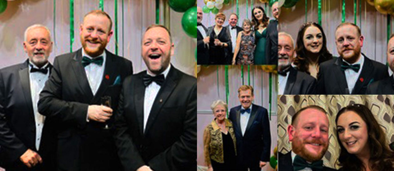 Pictured left: Nigel, Ron and Matt. Pictured right: A good time was had by all. Pictured left: Nigel, Ron and Matt. Pictured right: A good time was had by all.