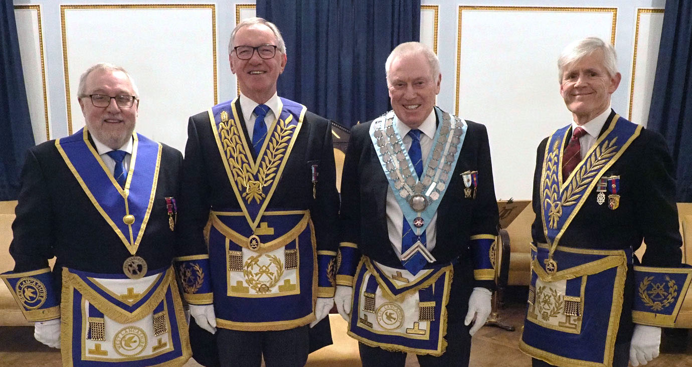 Pictured from left to right, are: Derek Lewthwaite, John Robbie Porter, Howard Monk and Ian Ward.