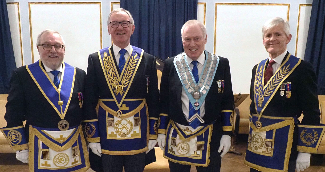 Pictured from left to right, are: Derek Lewthwaite, John Robbie Porter, Howard Monk and Ian Ward. Pictured from left to right, are: Derek Lewthwaite, John Robbie Porter, Howard Monk and Ian Ward.