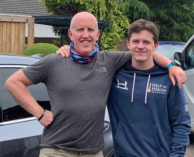 Ian (left) and George Moore. Ian (left) and George Moore.