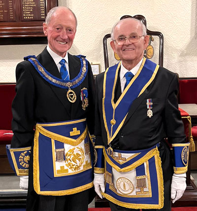 Barry Jameson (left) and John Moreton. Barry Jameson (left) and John Moreton.