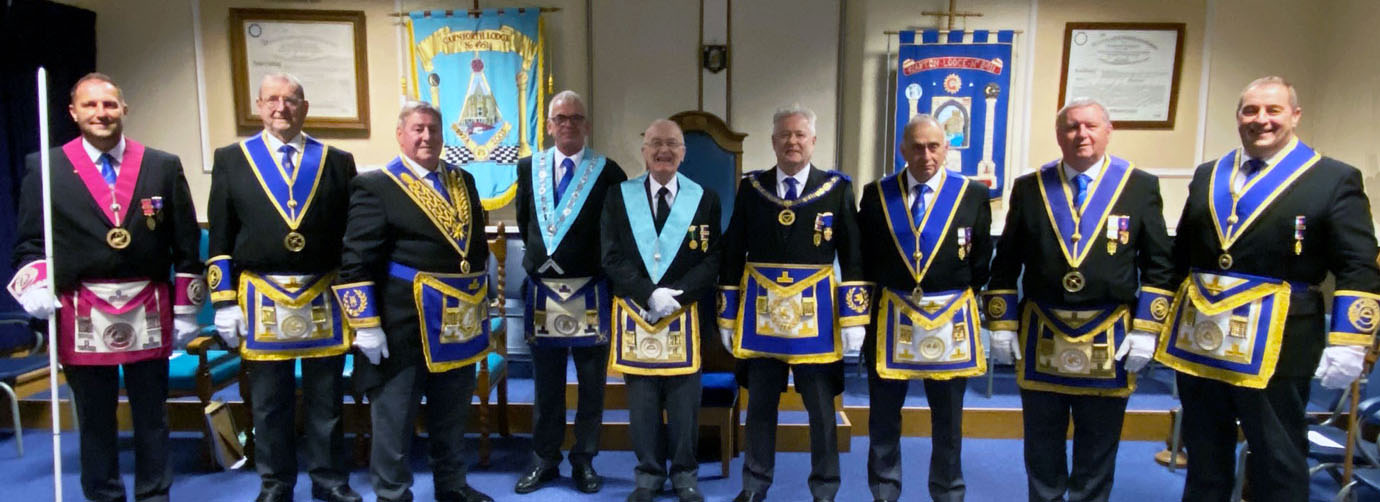 Pictured from left to right, are: Mark Little, Alfred Dickinson, Neil McGill, Richard Escolme, Eric Walker, Peter Schofield, Tim Gill, Dave Shaw and Scott Devine.