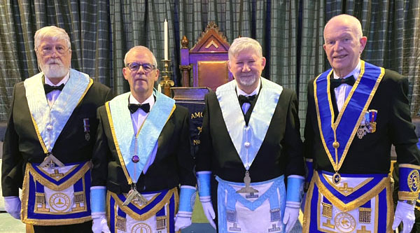 Pictured from left to right, are: George Askins; Jim Bennett; Martin Lawrenson and Steve Warley.