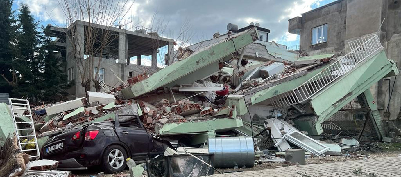 The aftermath of the devastating earthquake. The aftermath of the devastating earthquake.